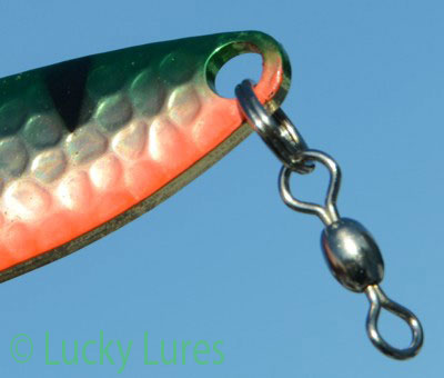 Luckylures: Der Importeur und Fachhändler der Marken Nils Master, Karikko,  Turus Ukko, Bagley, Bete und Gibbs Delta CROC Blinker, Gewicht: 14 Gramm,  Farbe: FIRE TIGER von Gibbs Delta